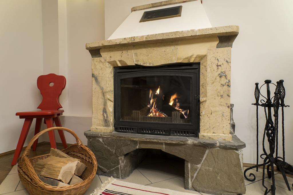 Two-Bedroom Apartment Fireplace