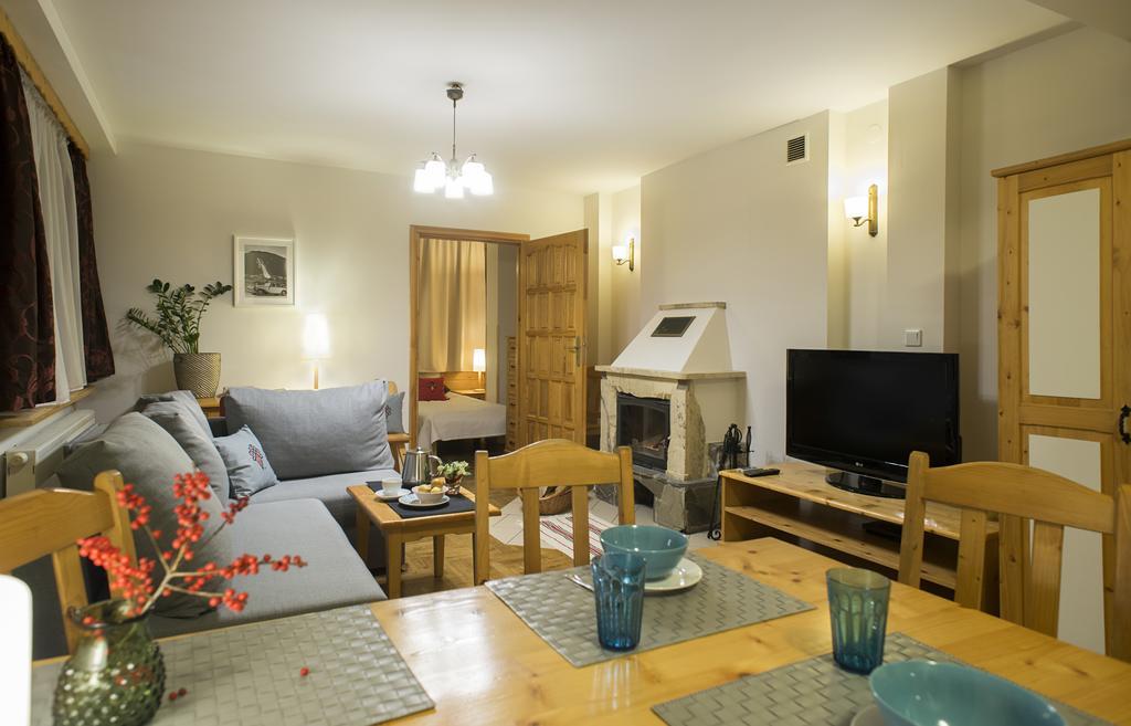 Two-Bedroom Apartment Fireplace