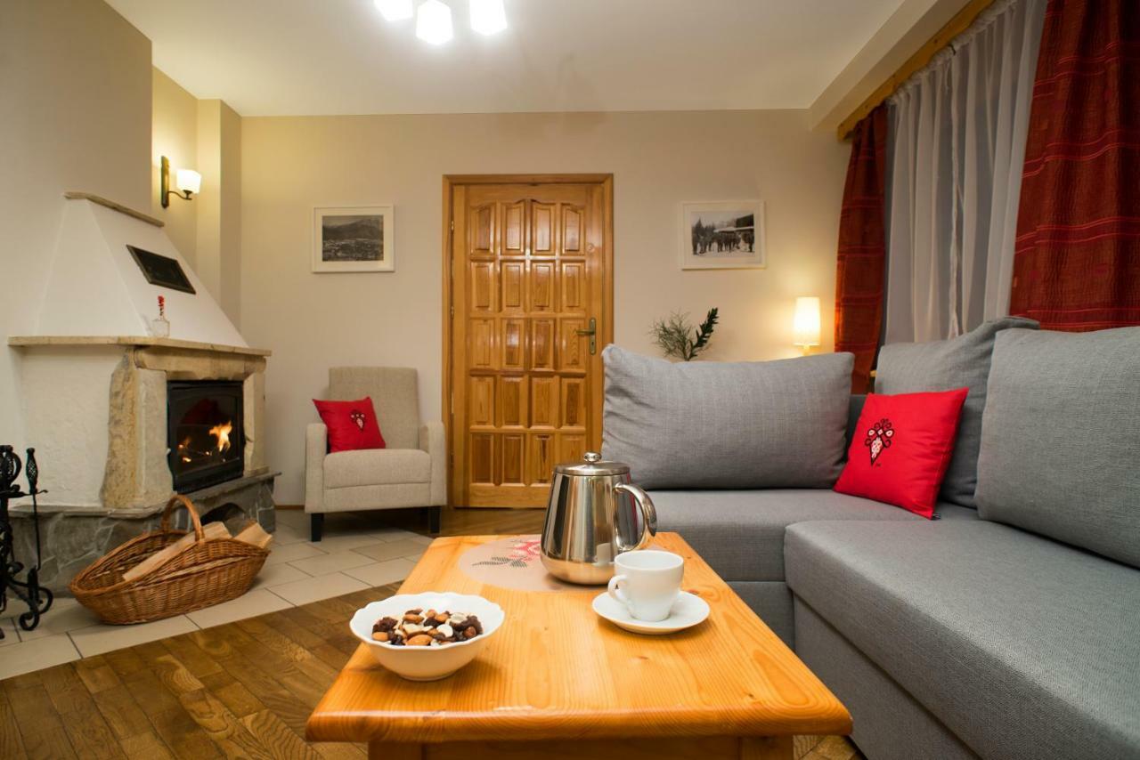Two-Bedroom Apartment Fireplace