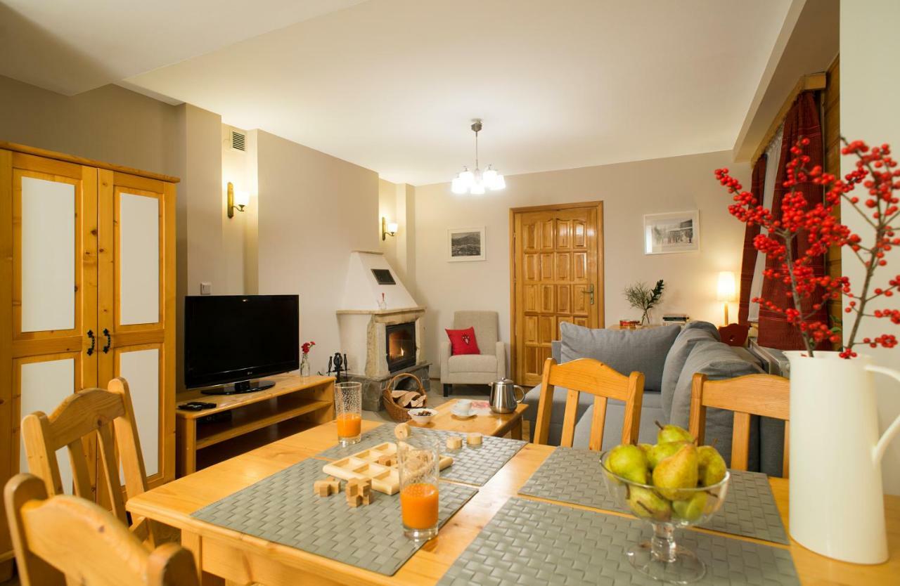 Two-Bedroom Apartment Fireplace